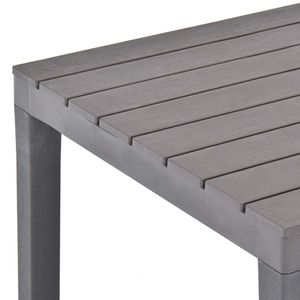 Mesa de jardín Hool 72x78x78 cm
