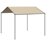 Carpa Merlo acero y tela beige 4x3 m