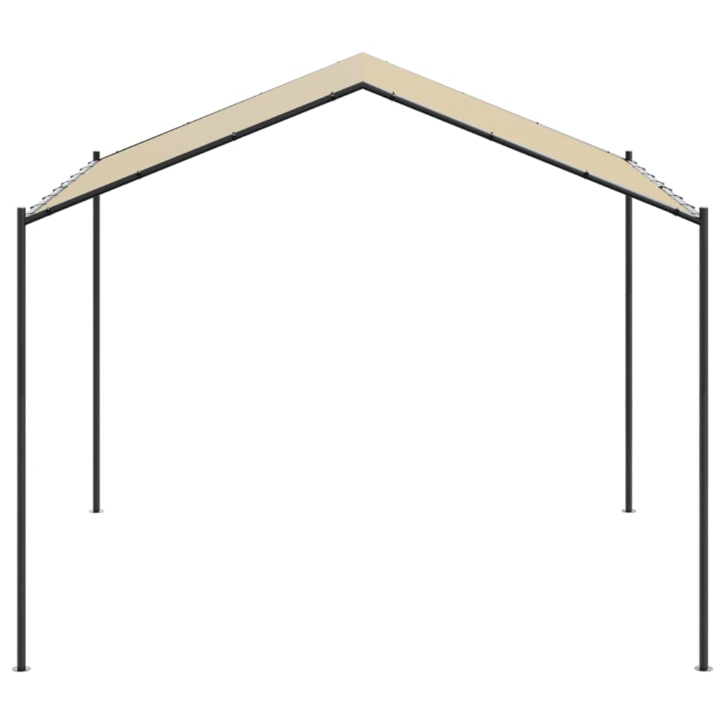 Carpa Merlo acero y tela beige 4x3 m