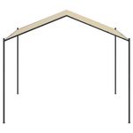 Carpa Merlo acero y tela beige 4x3 m