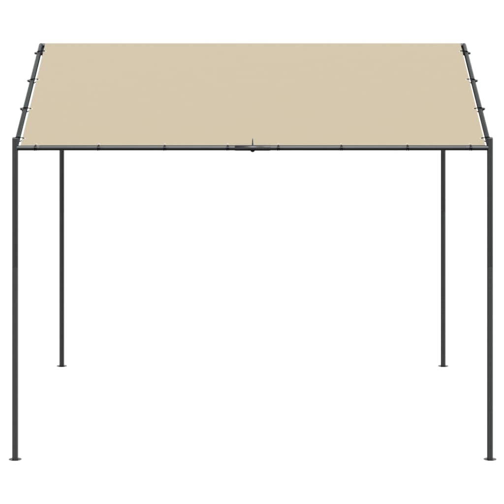 Carpa Merlo acero y tela beige 4x3 m
