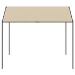 Carpa Merlo acero y tela beige 4x3 m