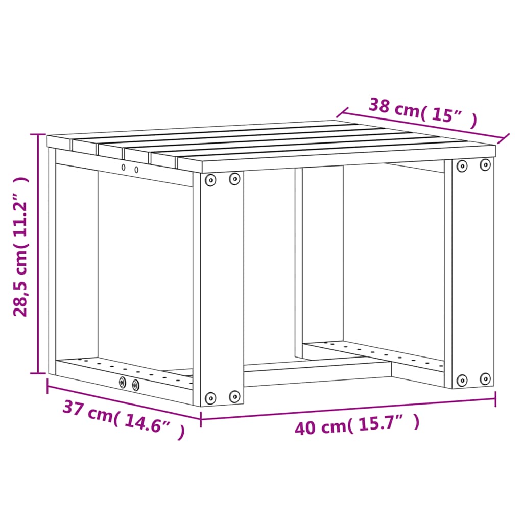 Conjunto de jardín Hermes 2 sillones + 1 mesa natural 11