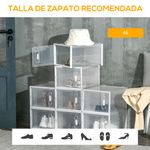 Pack de 8 cajas organizativas Homcom modulares 21x28x36 cm