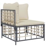 Conjunto de jardín Laos 2 sillones + mesa beige  4