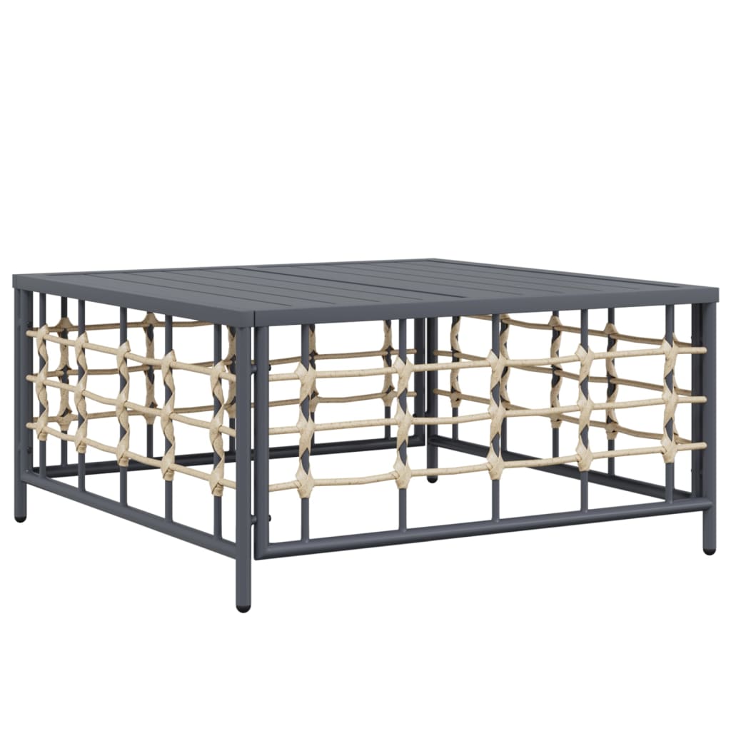 Conjunto de jardín Laos 2 sillones + mesa beige  5