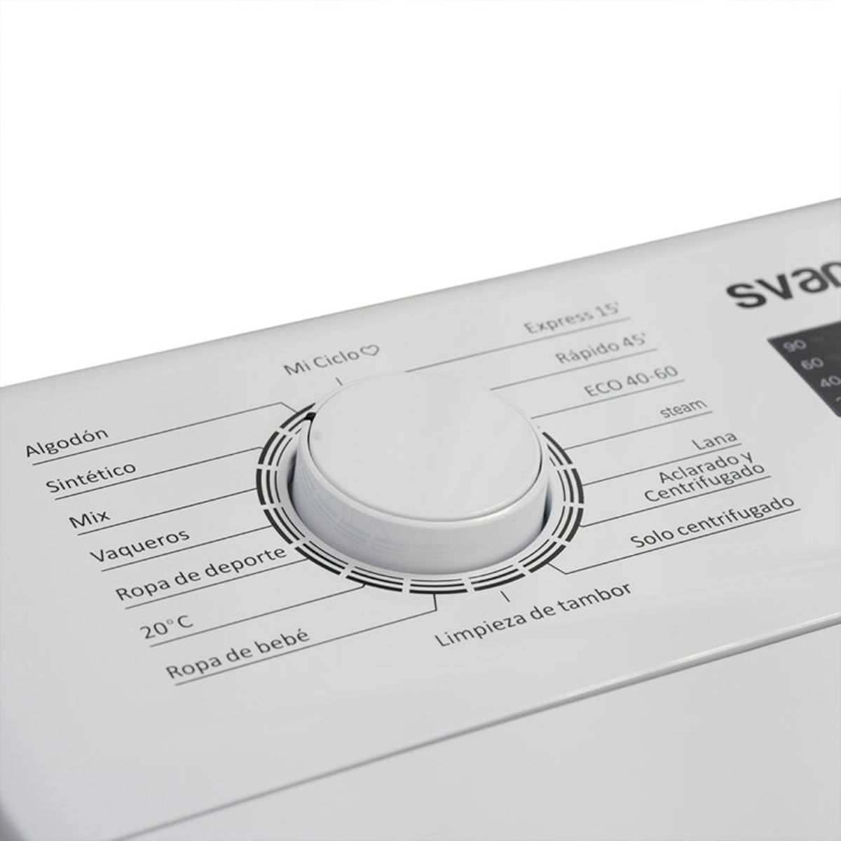 Lavadora de carga superior Svan SLCS8301AI 8kg 1300 rpm 16 programas A blanco 87,5 cm 3