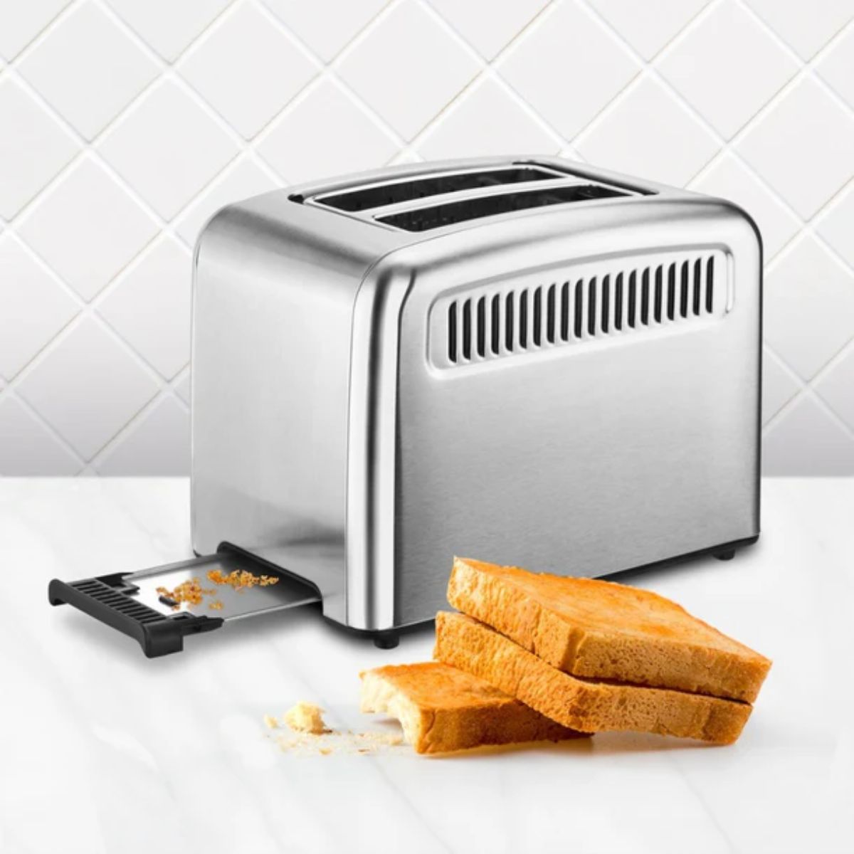 Tostador-Ufesa-Perfect-Toaster-950W-2-ranuras-plata-bandeja-recogemigas
