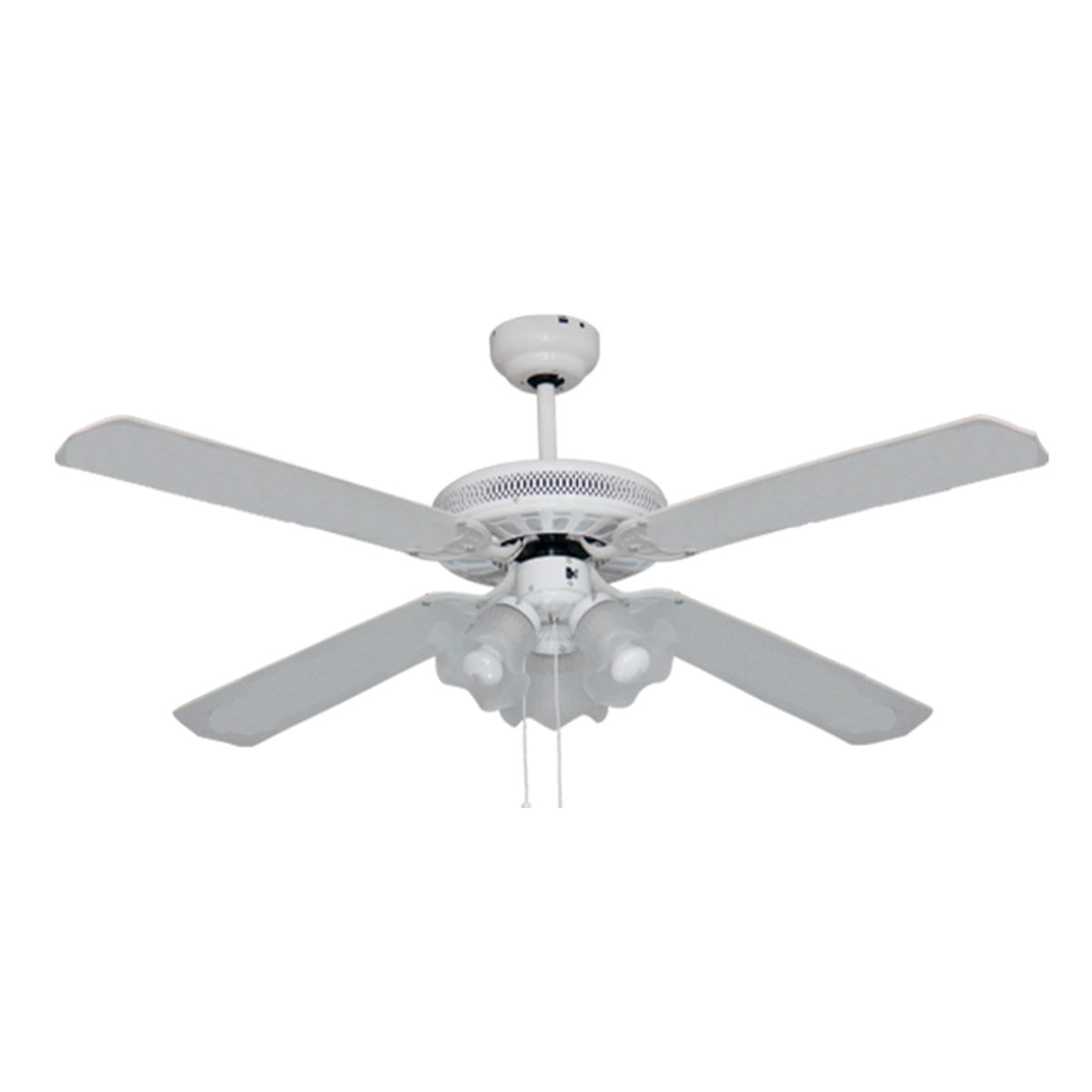 Ventilador de techo Alicante Bastilipo 60W 4 aspas reversibles blanco Ø132 cm 2