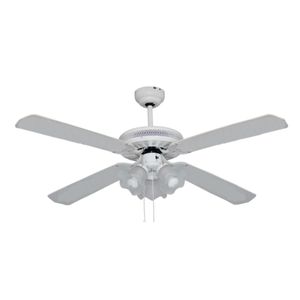 Ventilador de techo Alicante Bastilipo 60W 4 aspas reversibles blanco Ø132 cm