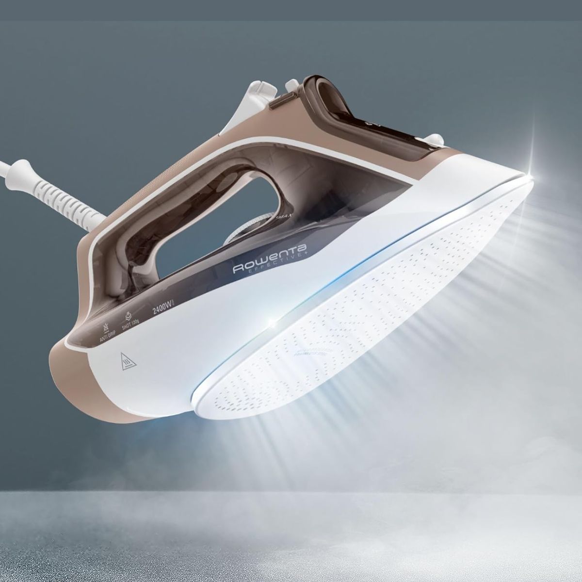 Plancha-de-vapor-Rowenta-DX1635-2400W-acero-inox-marron-claro-vapor