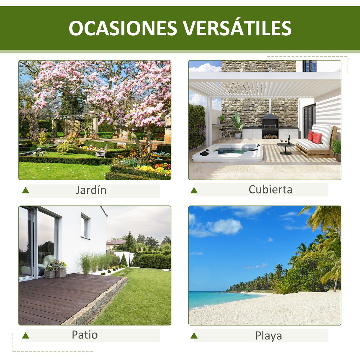 Banco de jardín Garten Outsunny 2 plazas madera de abeto 39,5x98x50 cm