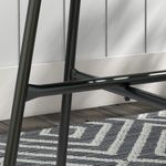 Mesa-auxiliar-Mokh-Outsunny-encimera-vidrio-crema-Ø50x50-cm