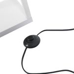 Lámpara de pie Kasama Homcom con 3 estantes blanco 160x26x26 cm interruptor