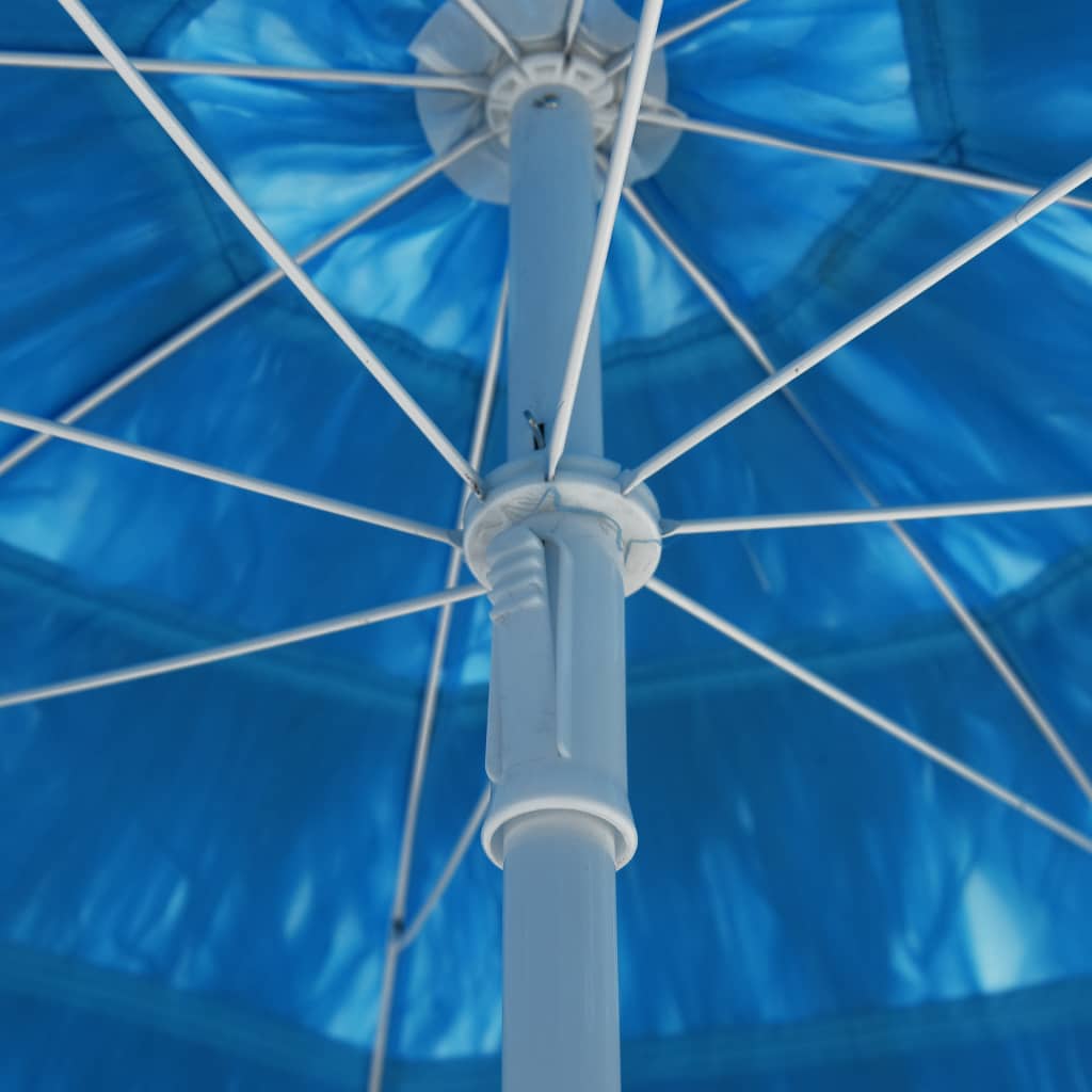 Sombrilla de playa Hawaii inclinación ajustable azul Ø260 cm