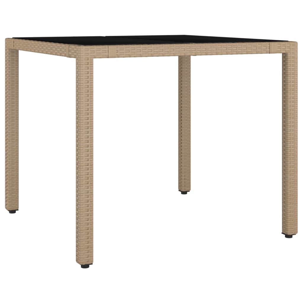 Conjunto de exterior Helo 2 sillas + mesa beige mesa