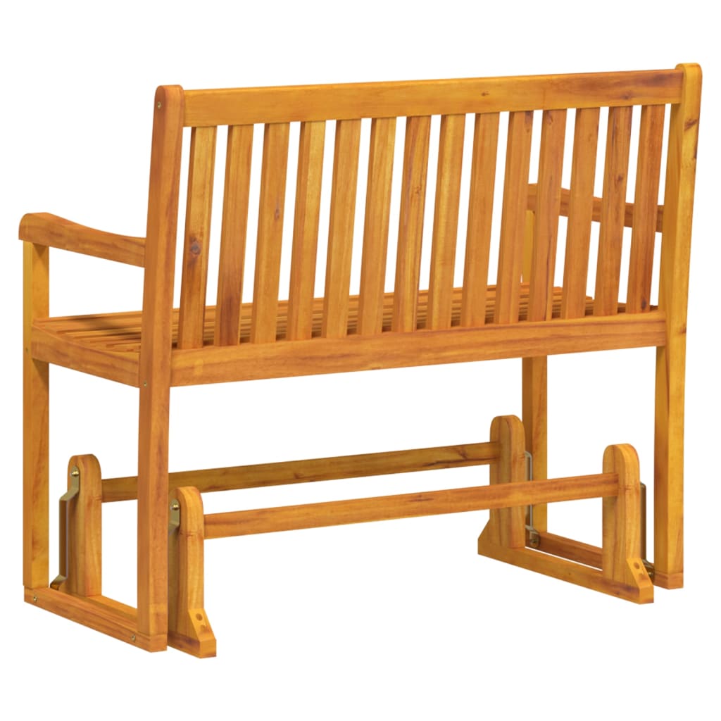 Banco balancín Tórtola madera maciza de acacia 97x110x58,5 cm