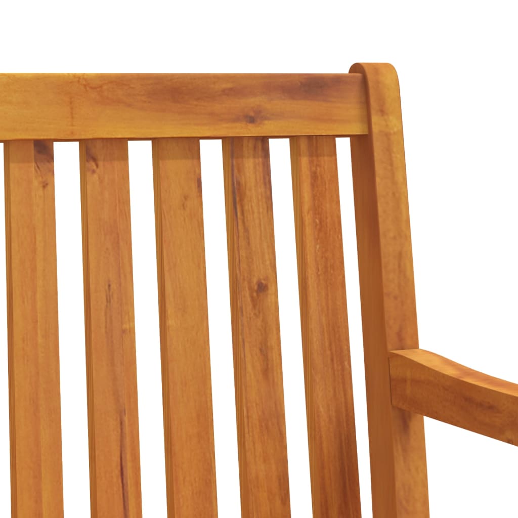 Banco balancín Tórtola madera maciza de acacia 97x110x58,5 cm respaldo