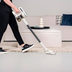 Aspirador escoba Princess 339380 140W 2 en 1 recargable blanco