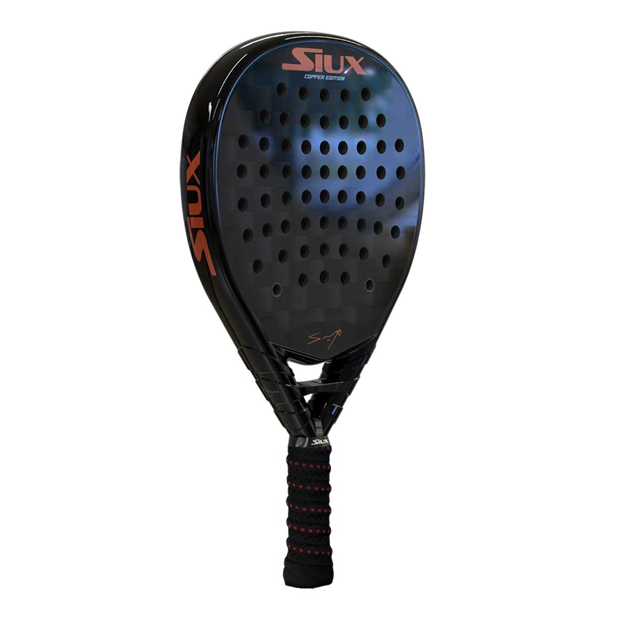 Pala-de-padel-SG-Copper-Edition-Siux-nucleo-Black-Eva-negro-lateral