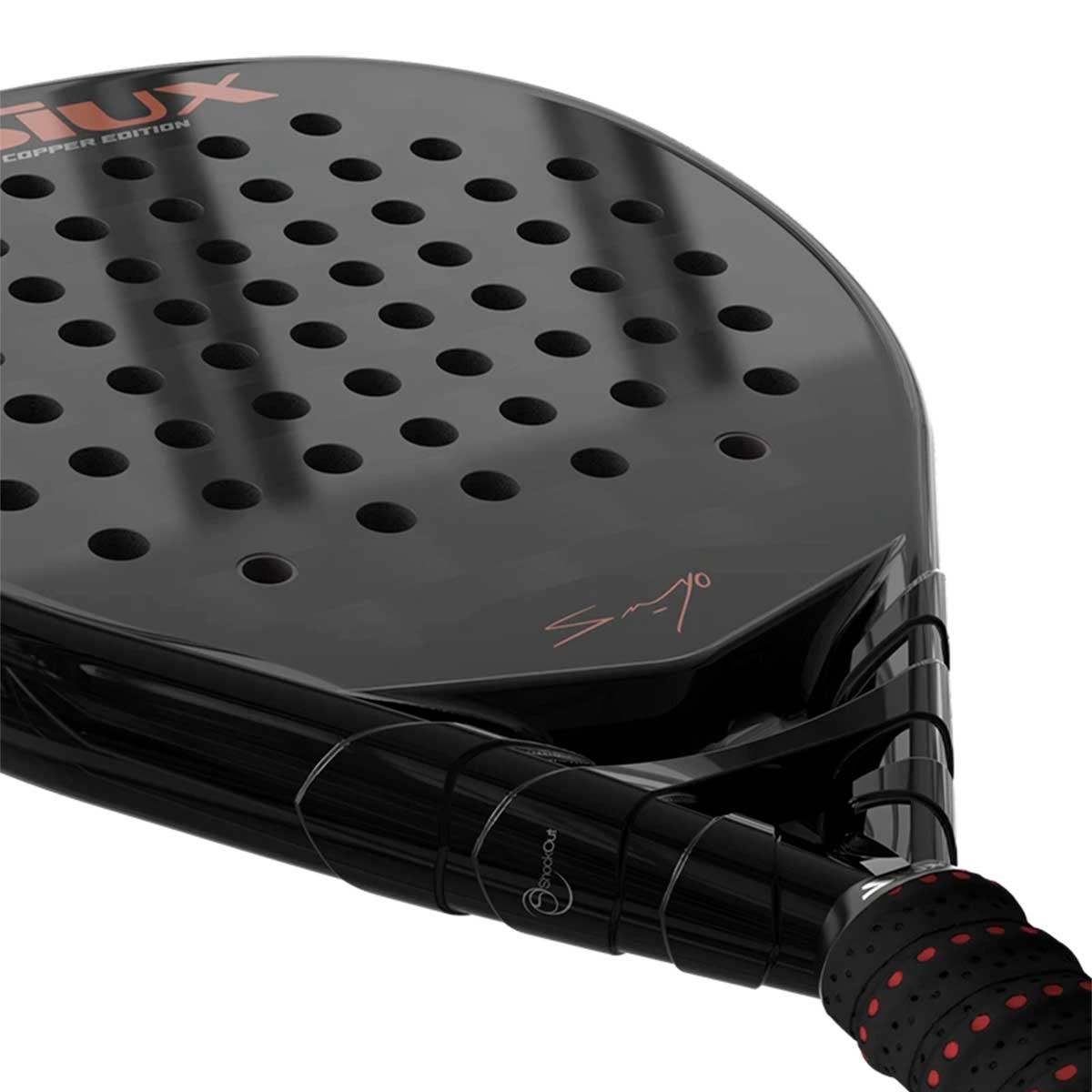 Pala-de-padel-SG-Copper-Edition-Siux-nucleo-Black-Eva-negro-detalle