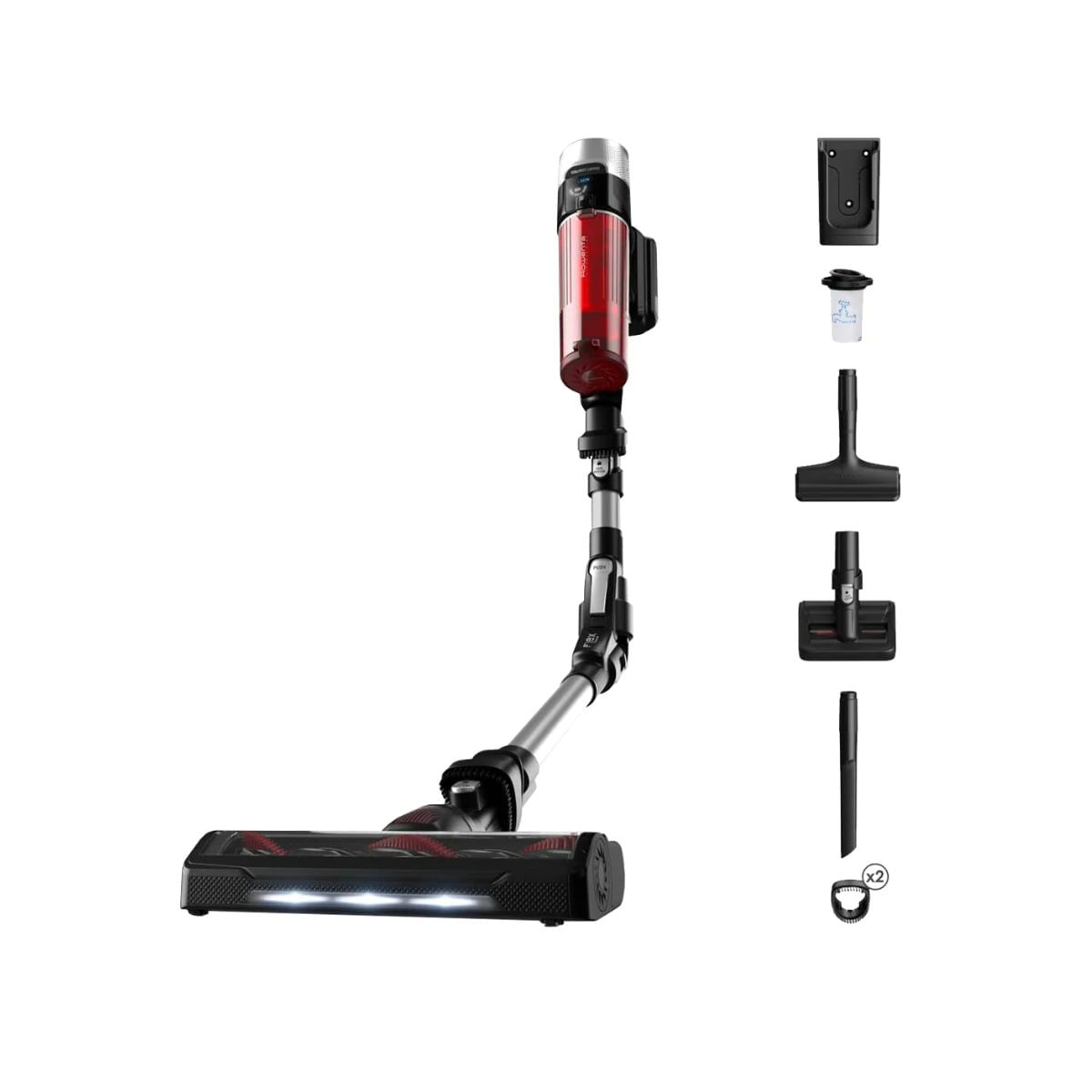 Aspirador-escoba-Rowenta-RH2077-250W-recargable-con-accesorios-negro-rojo-accesorios