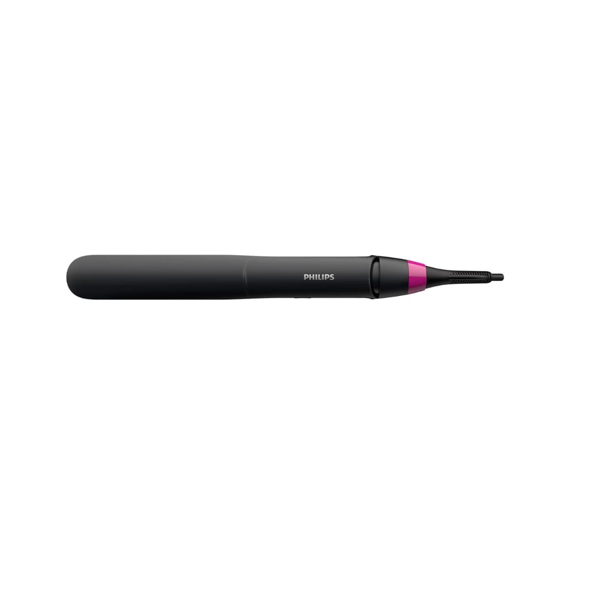 Plancha-de-pelo-Philips-BHS375-00-placas-queratina-y-ceramica-negro-rosa-perfil