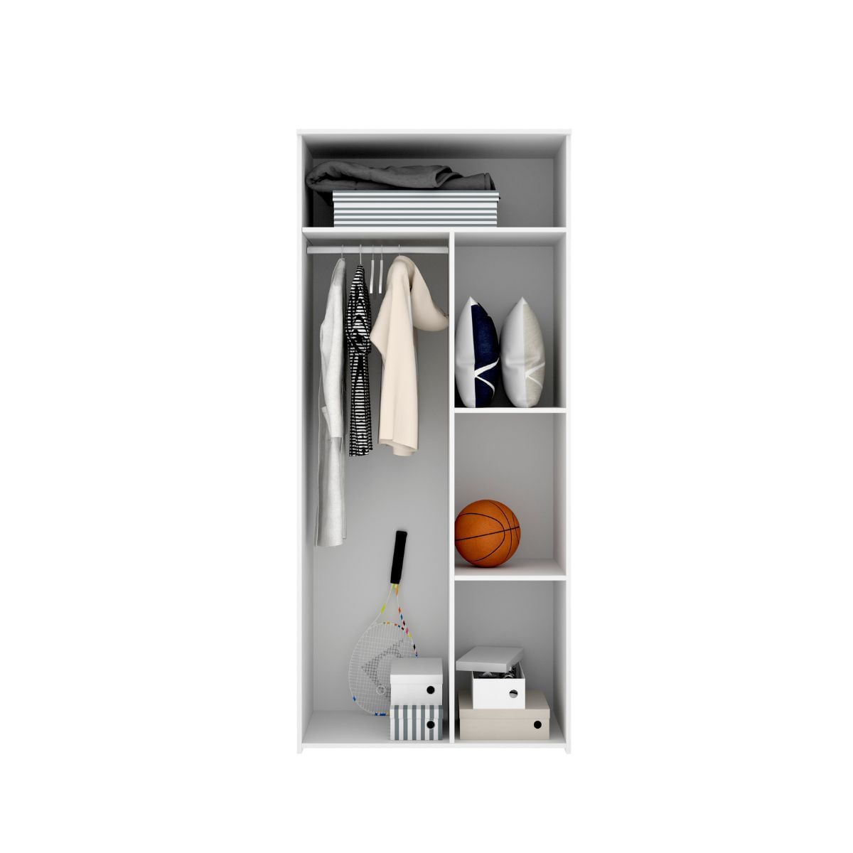 Armario-Dina-2-puertas---barra-para-colgar---estantes-blanco-natural-205x90x52-cm-interior