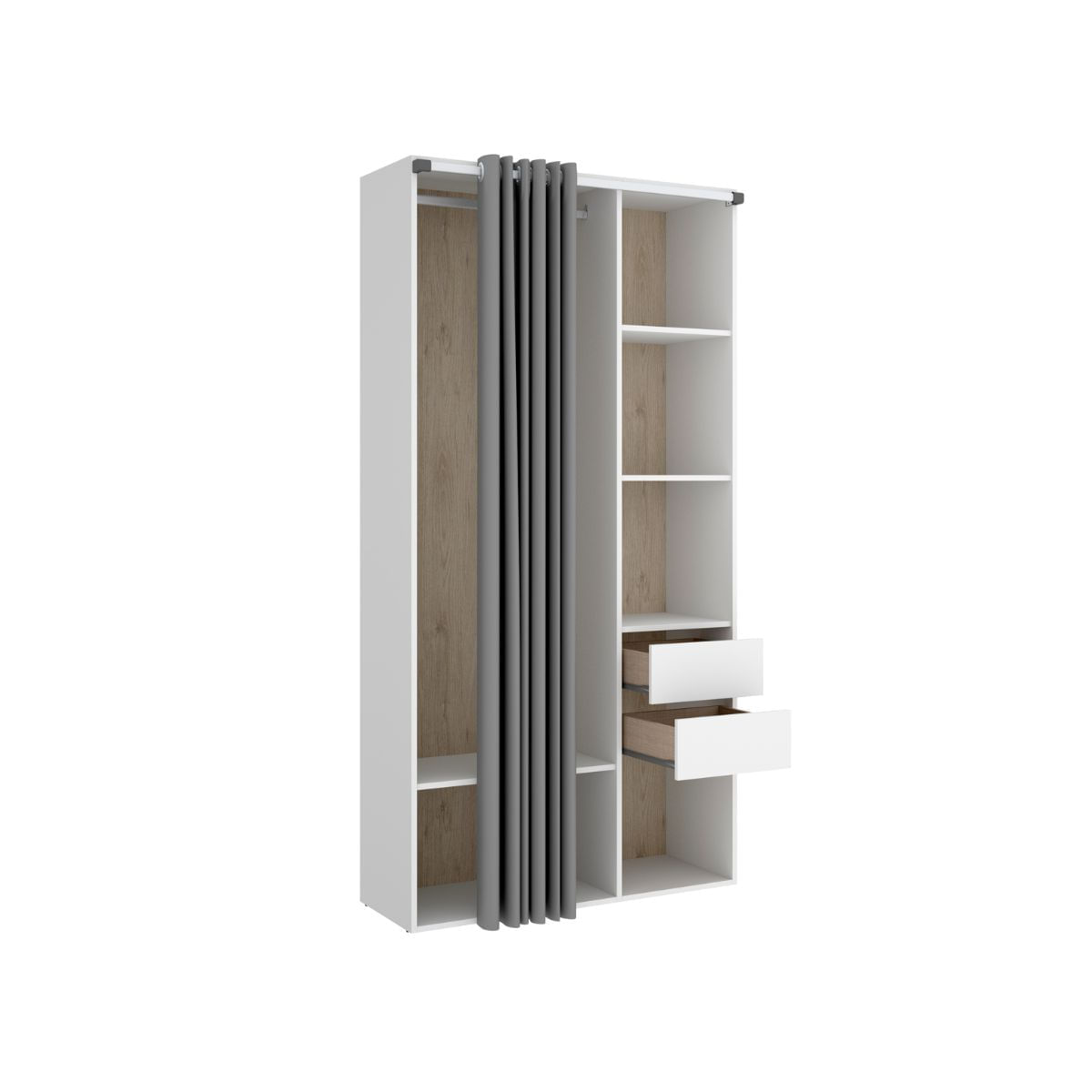 Armario-vestidor-Suit-reversible-2-cajones---cortina-blanco-natural-205x98x45-cm-fondo-blanco