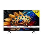Televisor Smart TV TCL 65C655 4K UHD 65’’ QLED Google TV F negro