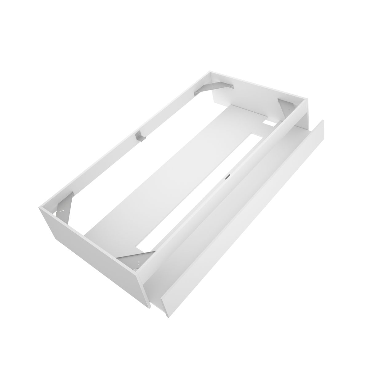 Aro-de-cama-Lago-con-arrastre-blanco-40x96x195-cm-estructura