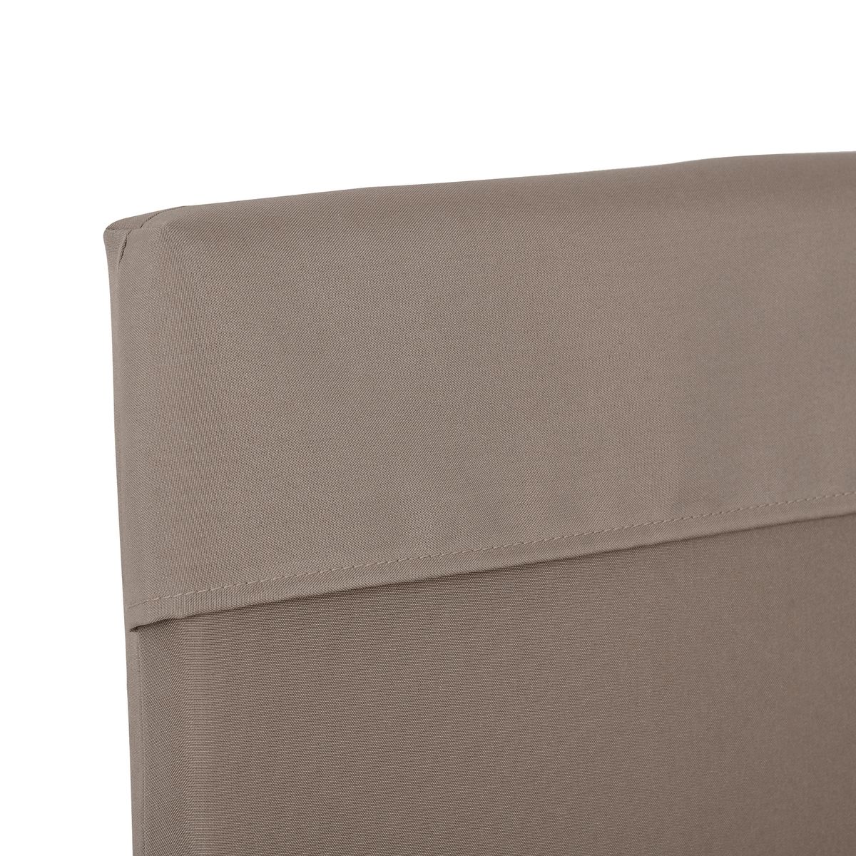 Cojín para asiento Outsunny 2 piezas marrón 5x130x45 cm