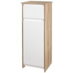 Armario-de-baño-Yuli-Kleankin-con-2-estantes-natural-blanco-90x326x30-cm