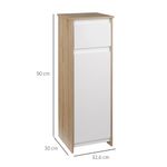 Armario-de-baño-Yuli-Kleankin-con-2-estantes-natural-blanco-90x326x30-cm