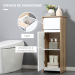 Armario-de-baño-Yuli-Kleankin-con-2-estantes-natural-blanco-90x326x30-cm