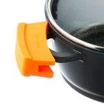 Cazuela-alta-induccion-Wecook-Ecochef-aluminio-fundido-negro-Ø28-cm-asa