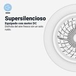 Ventilador de techo Kona 7050W Universal Blue 25W control WiFi blanco Ø49 cm 3