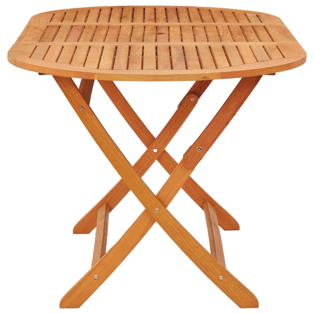 Mesa de jardín Mountain plegable madera de eucalipto 75x160x85 cm