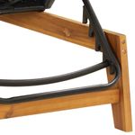 Set de jardín Prado 2 tumbonas + mesa auxiliar madera de acacia