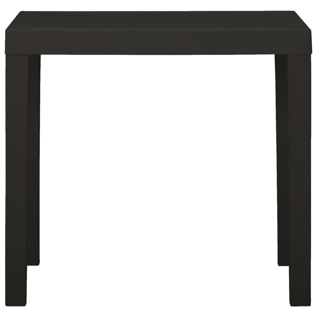 Mesa de jardín Porto gris 72x79x65 cm