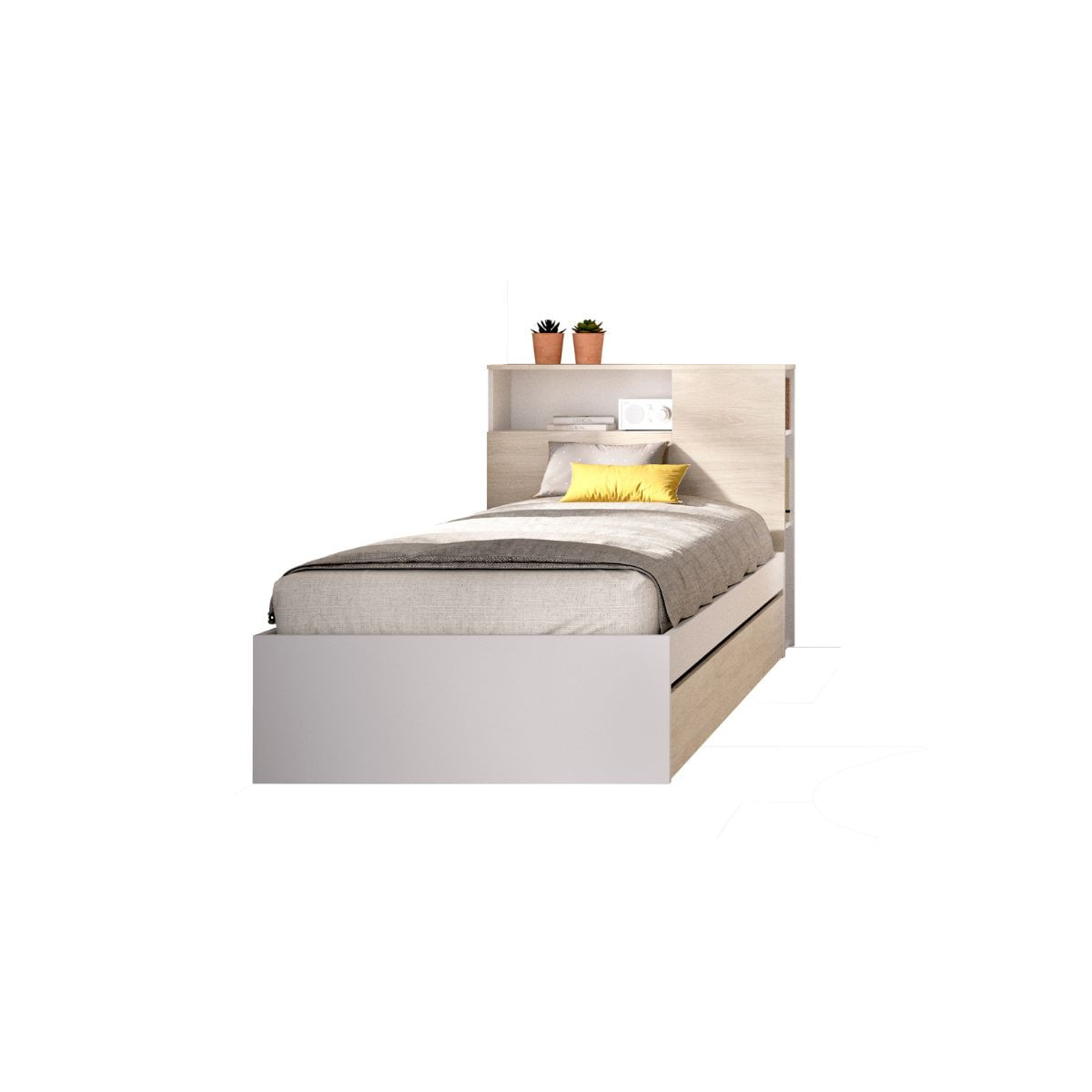 Cabecero-con-aro-arrastre-Ten-natural-blanco-95x97x218-cm-cama