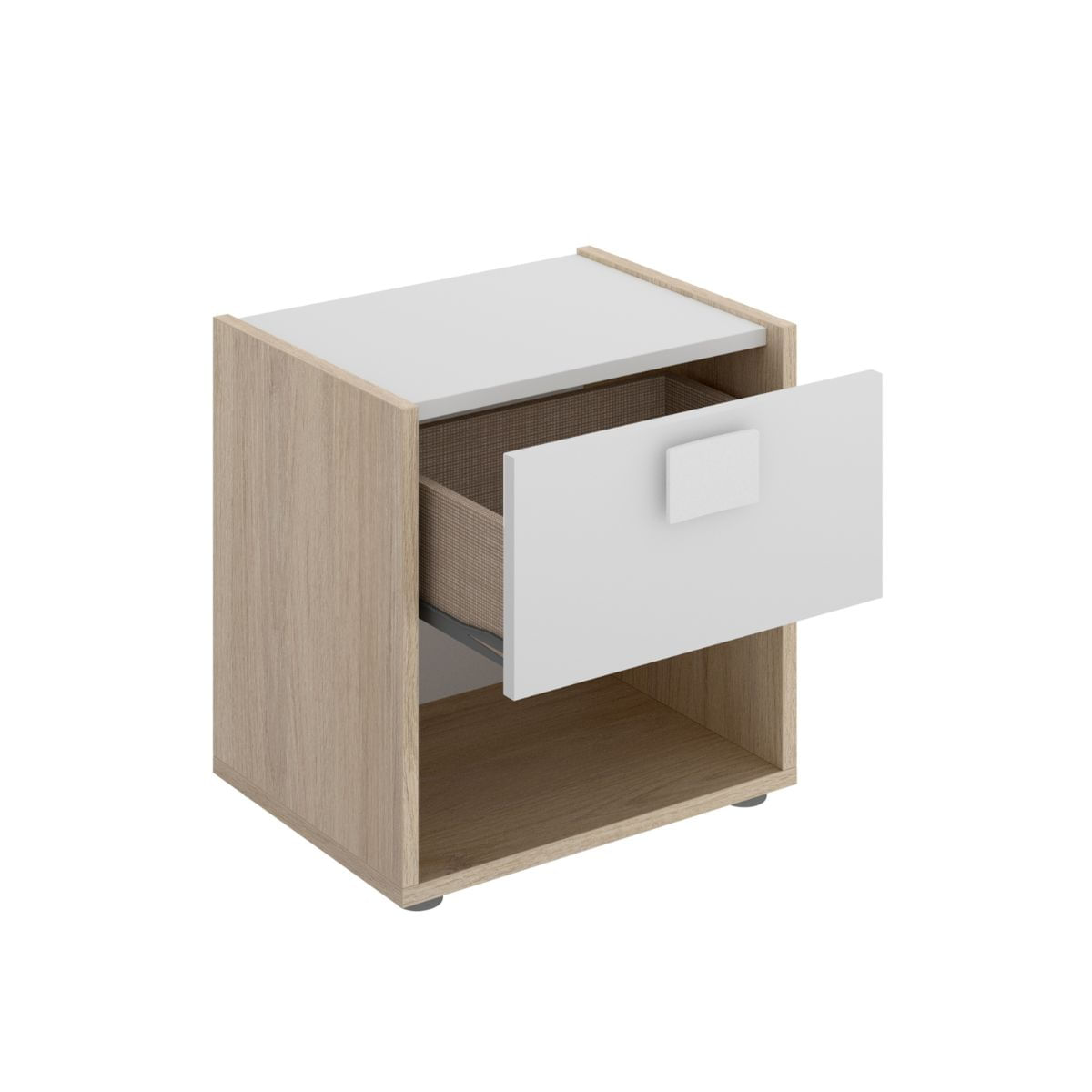 Conjunto-de-dormitorio-Dina-Pack-4-armario---comoda---mesita---cama-blanco-natural--mesita