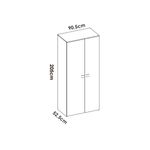 Conjunto-de-dormitorio-Dina-Pack-6-armario---comoda---mesita---cama-blanco-natural--medidas