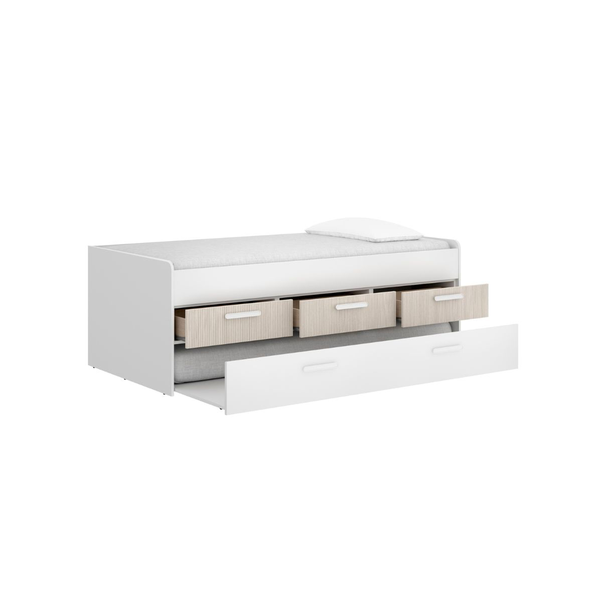 Cama-Leka-con-3-cajones---cama-de-arrastre-blanco-675x1945x95-cm-fondo-blanco