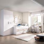 Conjunto-de-dormitorio-Leka-Pack-cama---escritorio---armario-blanco-animada