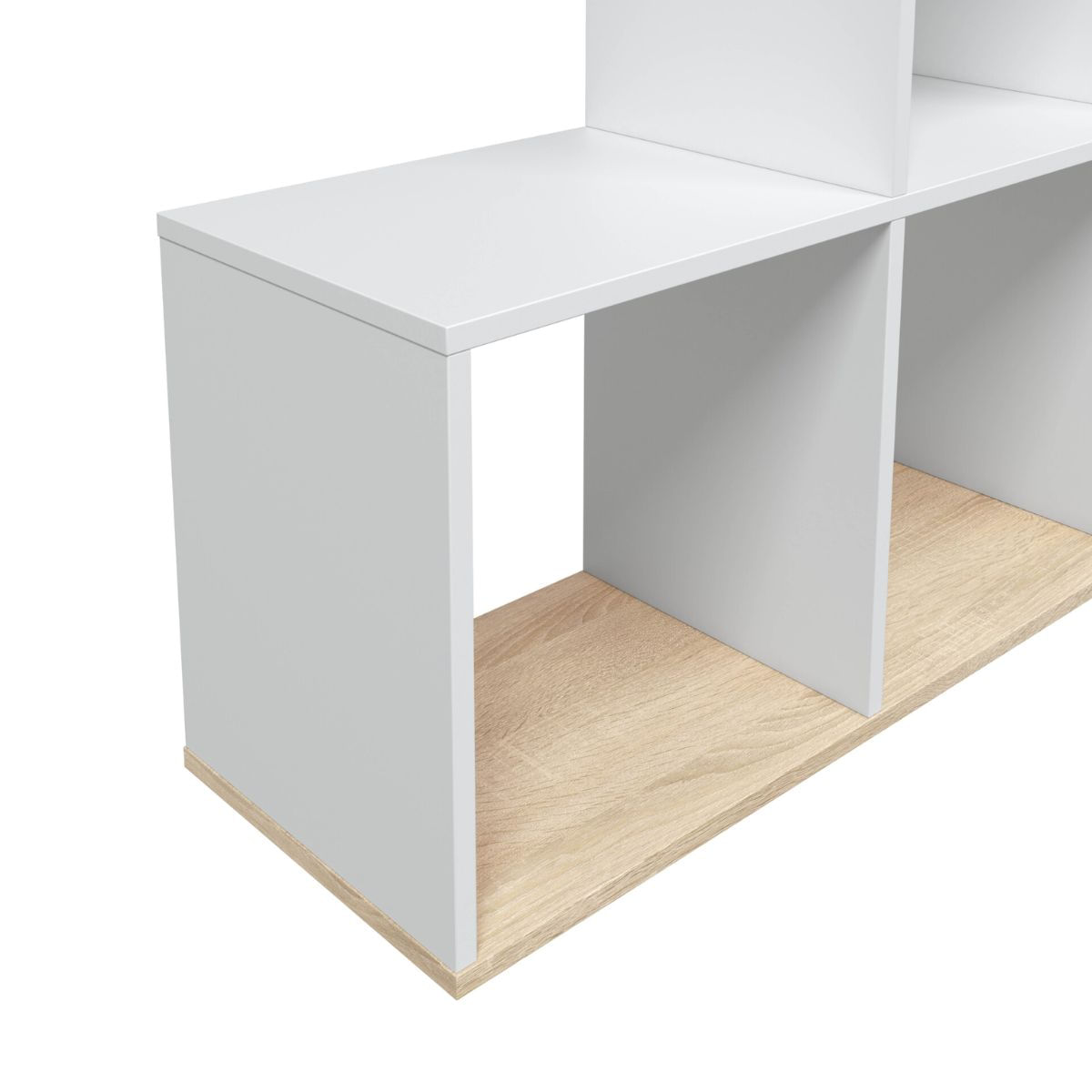 Estanteria-Luke-6-compartimentos-escalonada-natural-blanco-110x108x28-cm-detalle