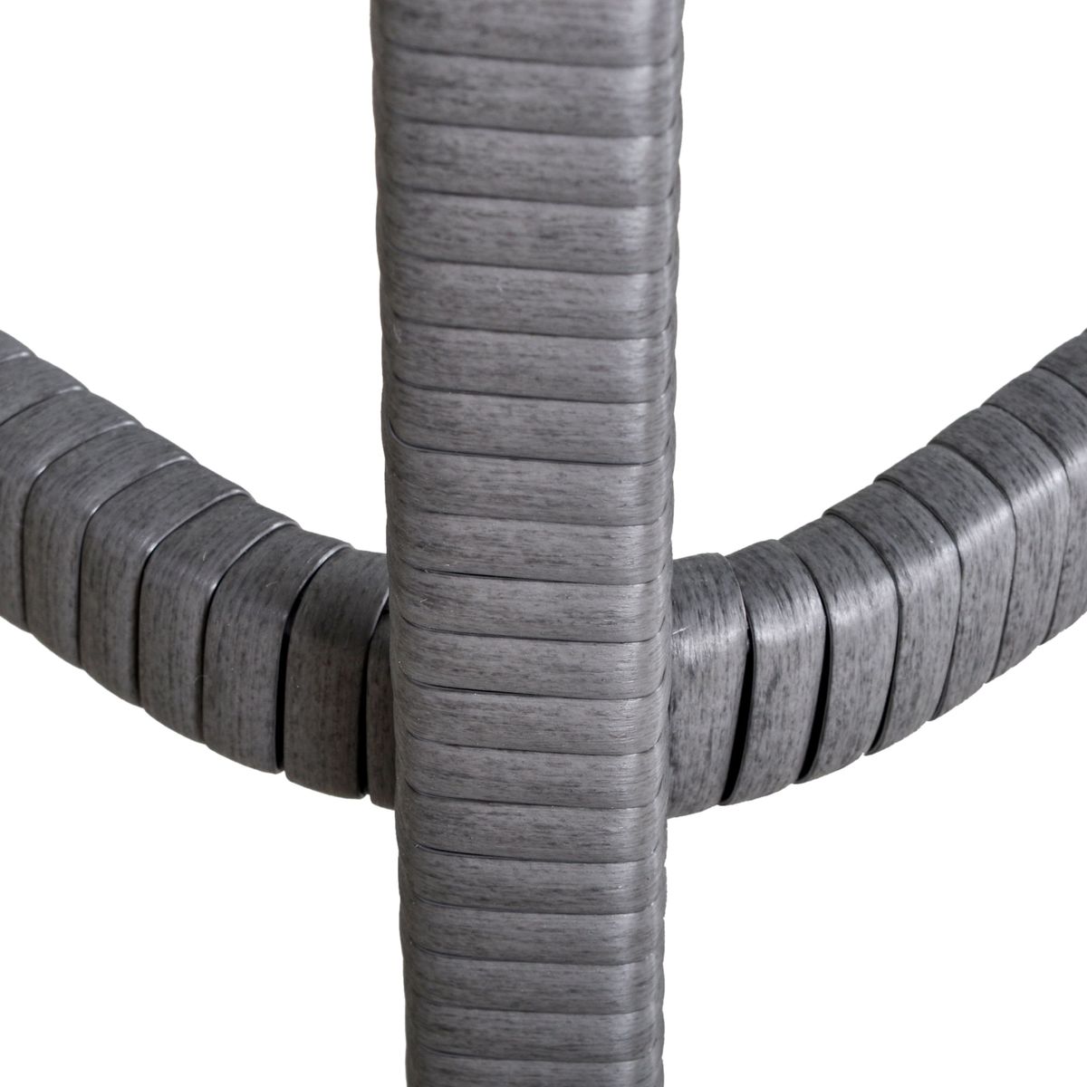 Conjunto de exterior Cabo Outsunny 2 sillas + mesa + cojines gris