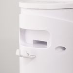 Ventilador de torre Homcom 45W oscilante con mando a distancia blanco Ø31,5x93 cm