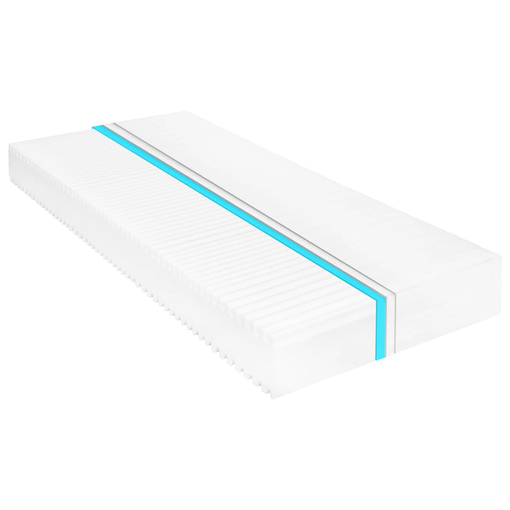 Colchón de espuma PU Trineo 7 zonas blanco 80x200 cm