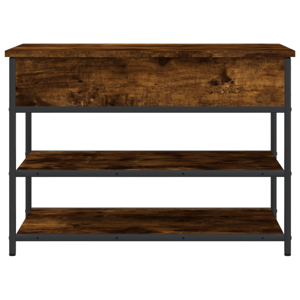 Banco zapatero Lovi con 2 estantes inferiores marrón 50x70x42,5 cm